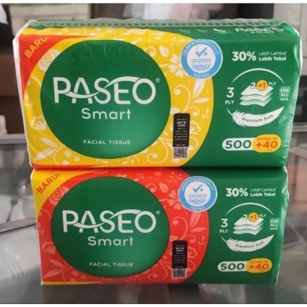 Tissue Paseo 250 sheet 2 ply Facial Tissue