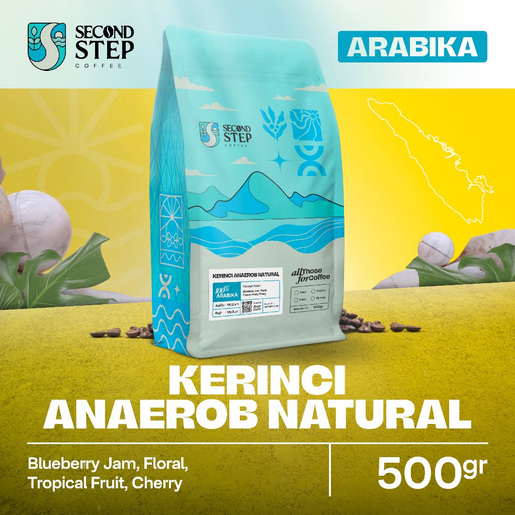 

Biji Kopi Bubuk Arabika Kerinci Anaerob Natural coffee Arabica 500gr
