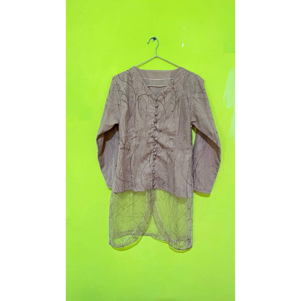 preloved kebaya warna rosegold