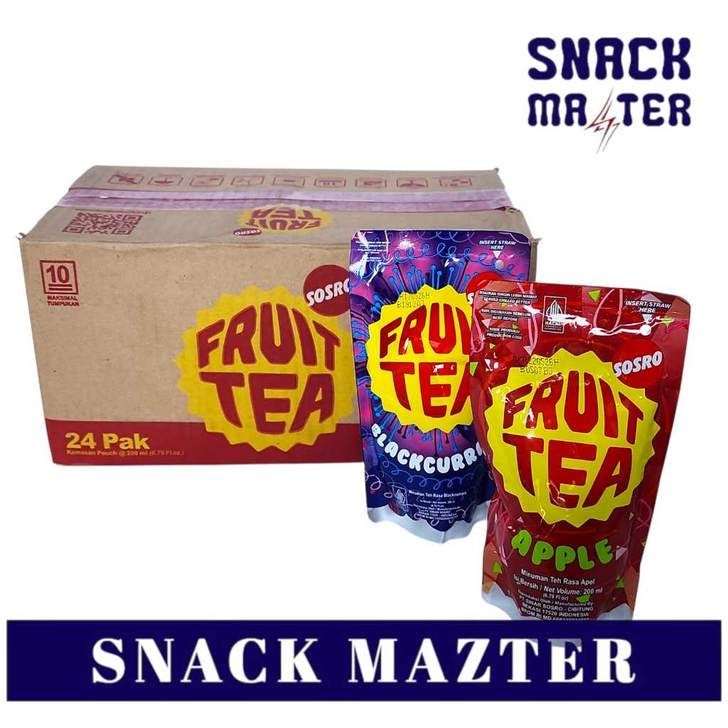 

Fruit Tea Pouch KARTON - Netto 200mL x 24pcs