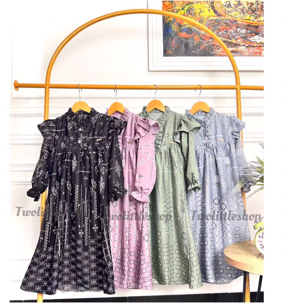 Gamis Anak Perumpuan Maxmara 1-2 Tahun Semi Butik