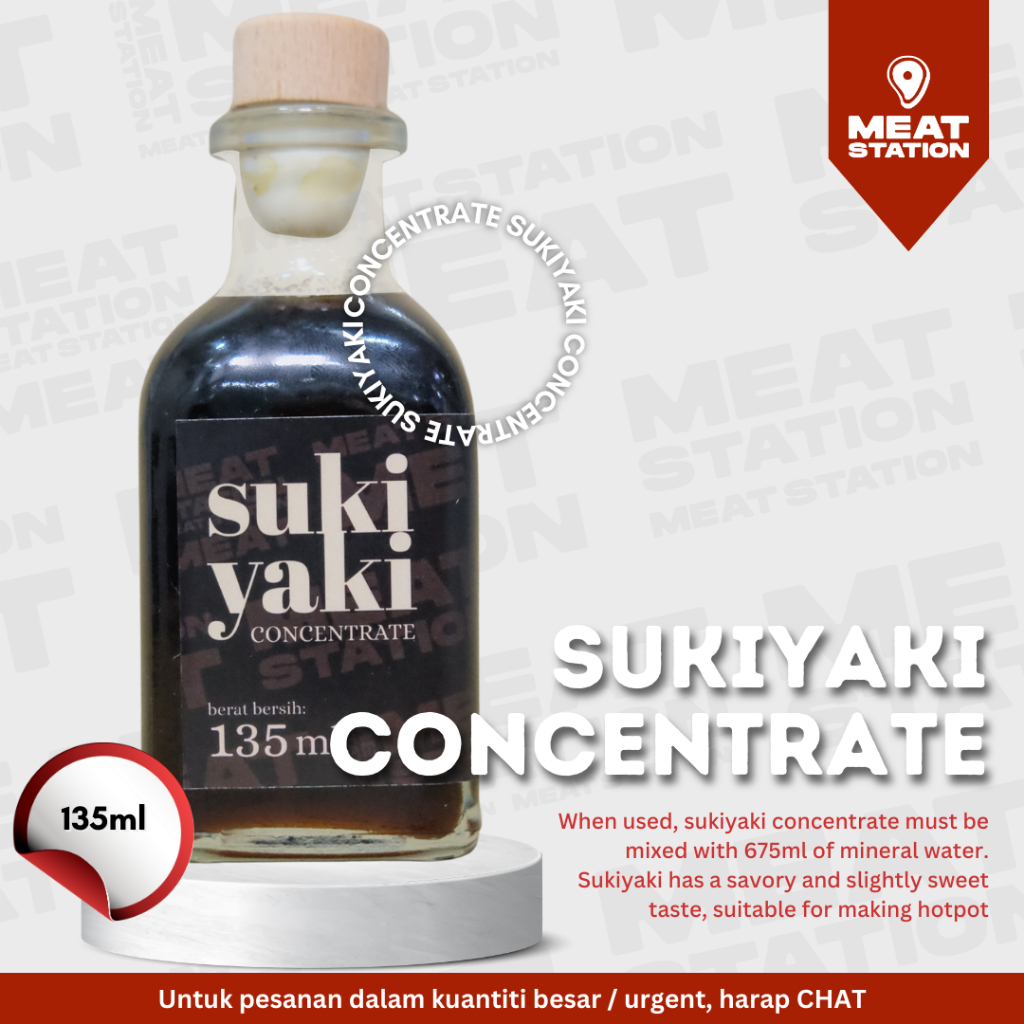 

Artisanal Premium Sukiyaki Concentrate / Bumbu Marinasi dan Dipping / Bumbu Yakiniku Premium Halal