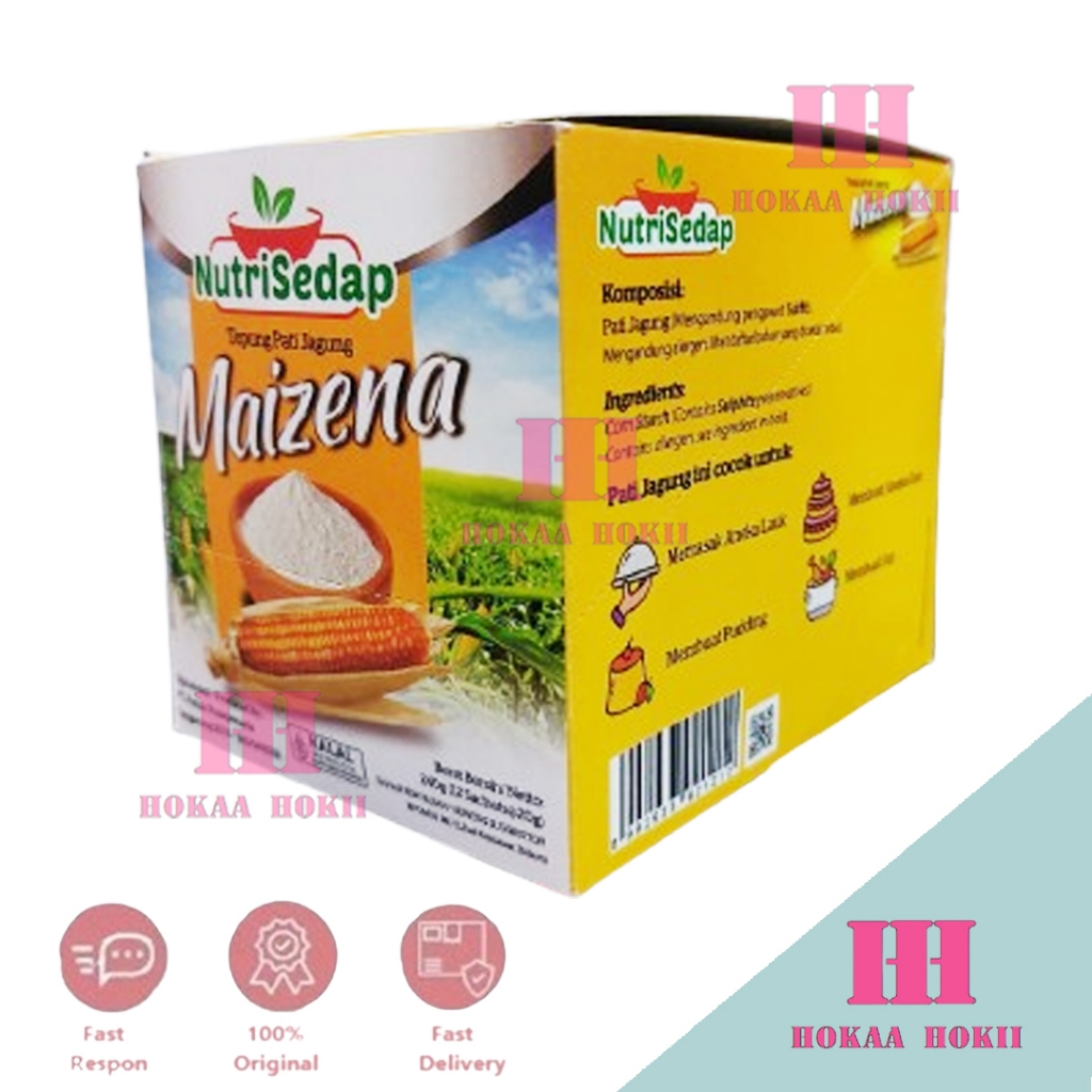 

NutriSedap Maizena Tepung Pati Jagung 20g 1 Box Isi 12 Pcs