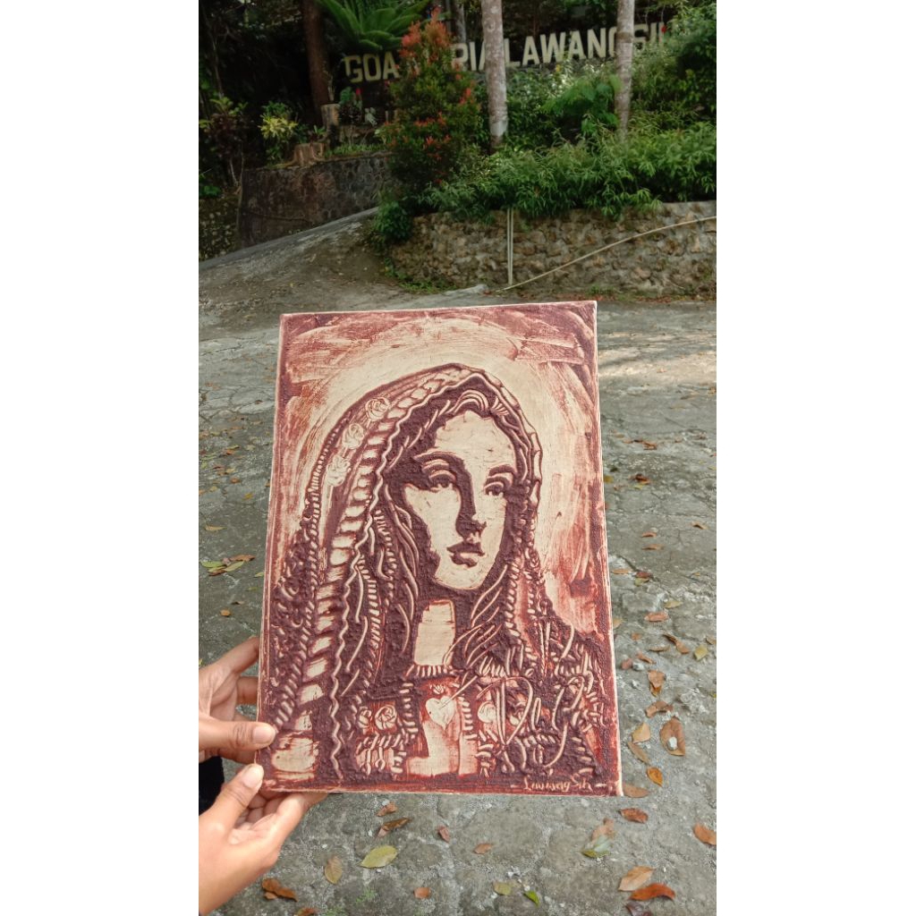 LUKISAN KOPI BUNDA MARIA