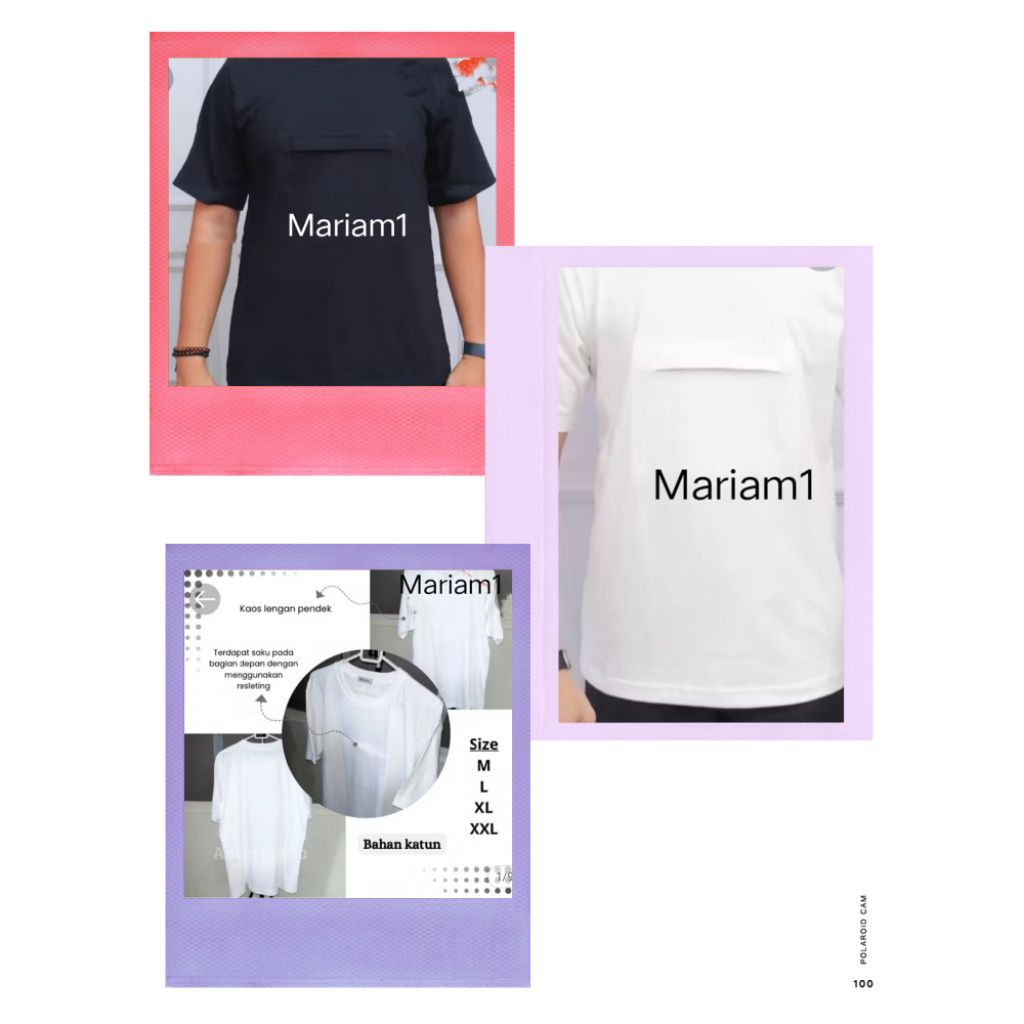 Kaos pendek hajian pria kaos Daleman hajian kantong depan reslting