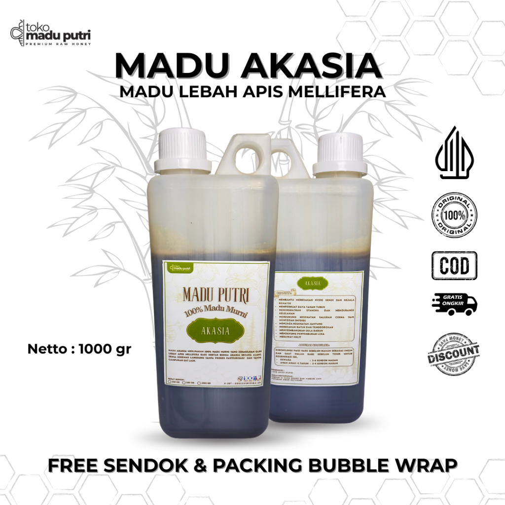

Madu Puri Madu Akasia 1Kg – Madu Premium Rasa Lembut & Manfaat Lengkap