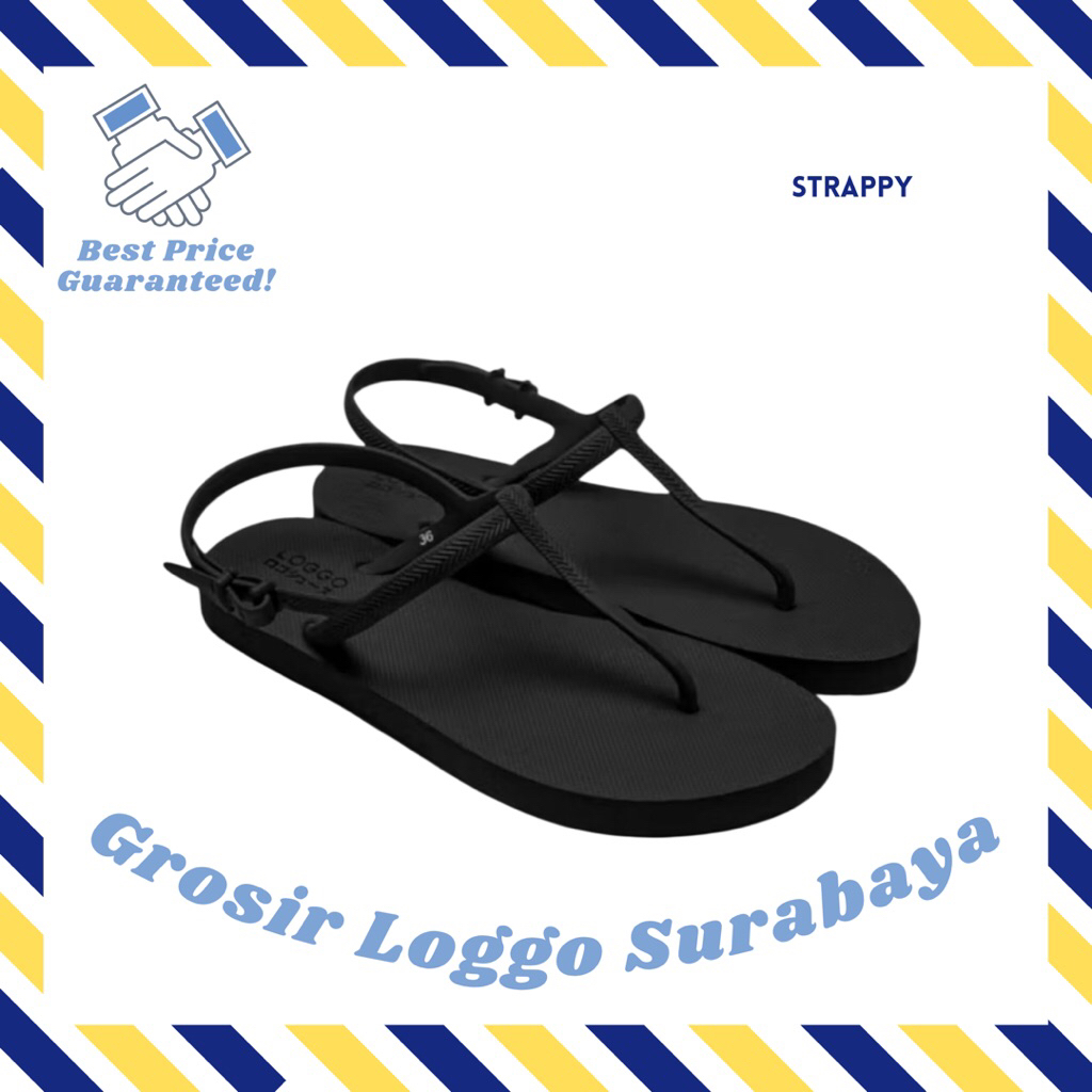 Loggo Sandal Wanita/Sandal Jepit Wanita/Strappy