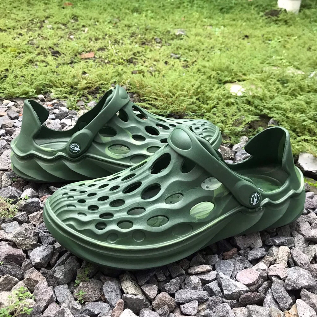 Rugged Outback Mens Camo Disruptor Oxford boston sandals Size 45 eur 10uk 30 cm Merrel  Rugged Outba