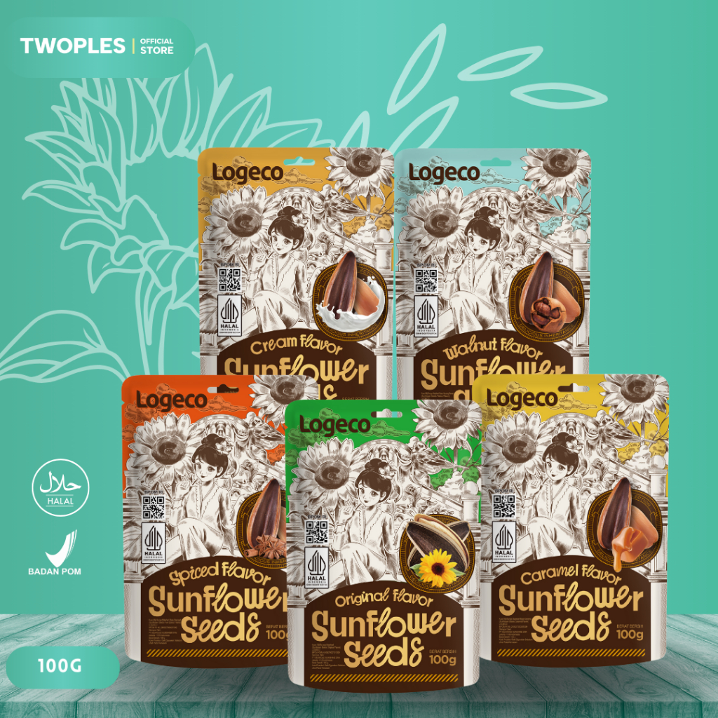 

Logeco Kuaci Biji Bunga Matahari Snack Sehat Gurih Renyah Premium