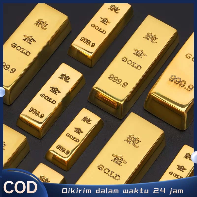 Emas Batangan Dummy Emas Batangan Mainan Replika Antam Mainan Emas Batangan
