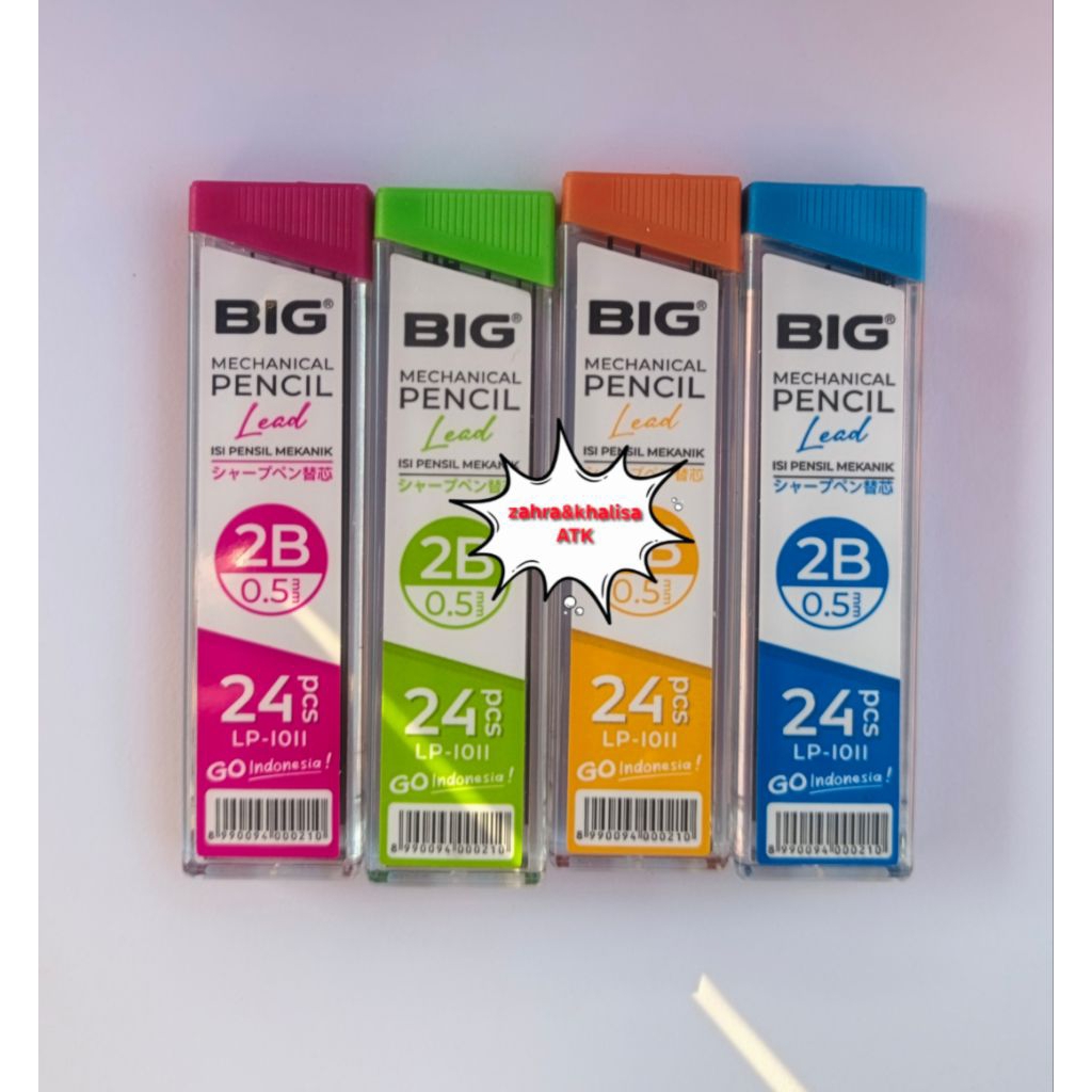 

REFILL ISI ULANG PENSIL MEKANIK BIG 24 PCS