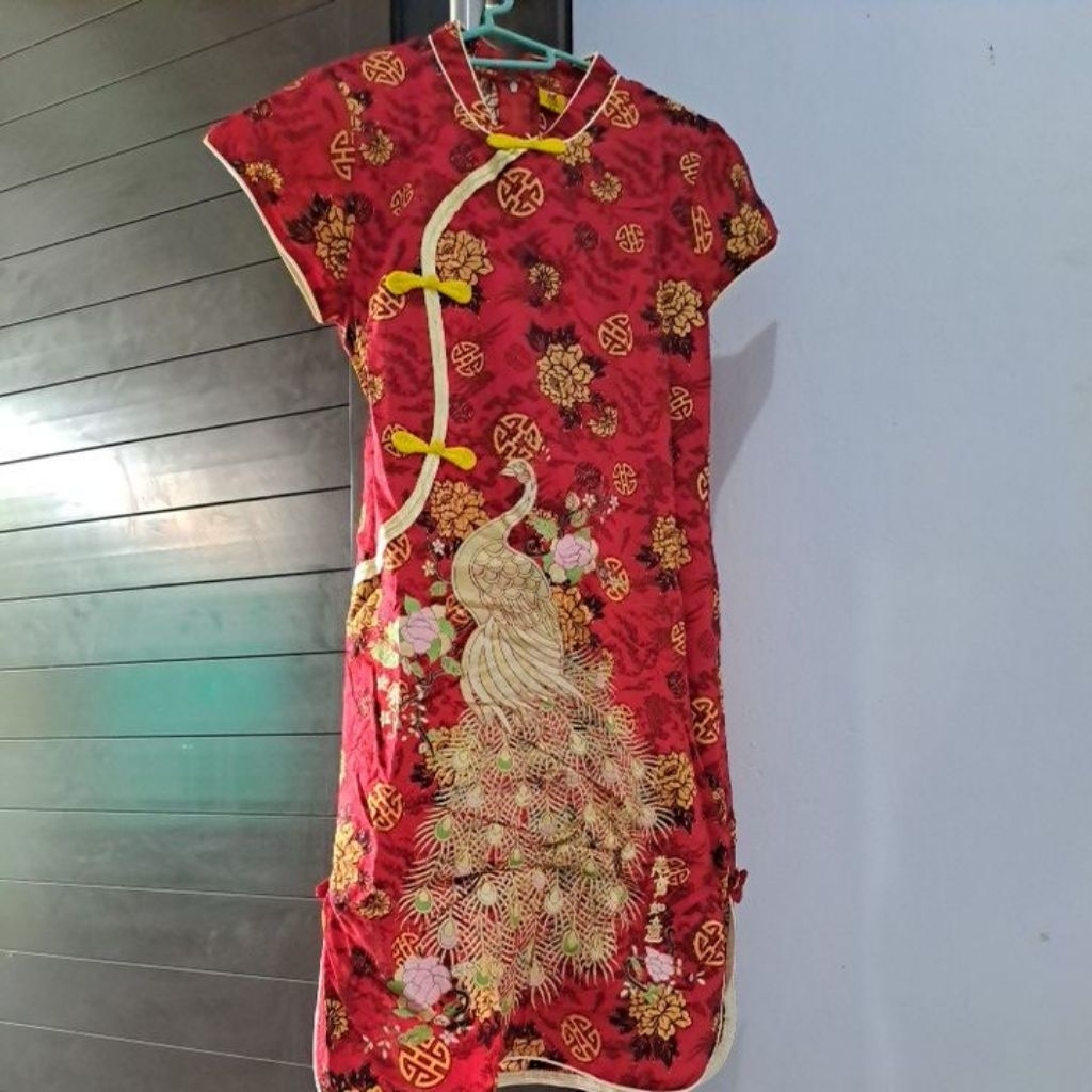 Preloved Dress Anak Cantik panjang 82 untuk anak usia 10-12 th..tinggi 145cm