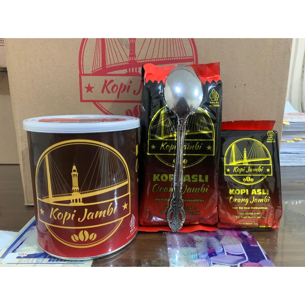 

KOPI JAMBI ASLI - 100gr, 250gr dan 300gr Tin