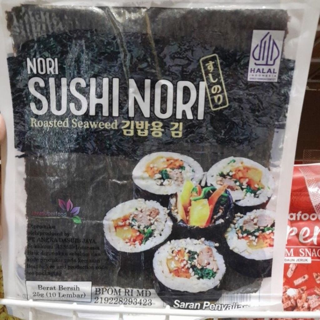 

Nori Shusi 10 lembar 25gram