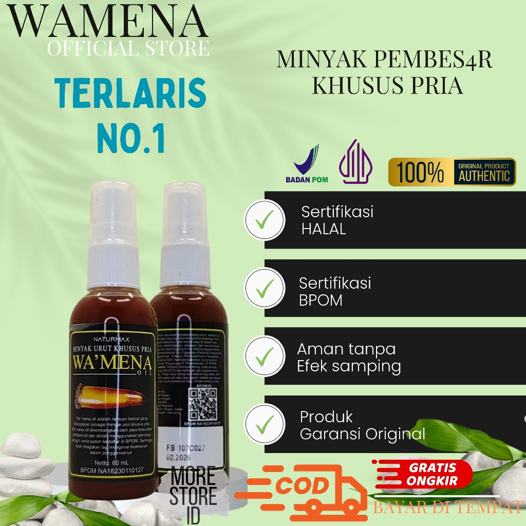 TERLARIS WAMENA obat tradisional Pembesar Laki Laki Herbal BPOM