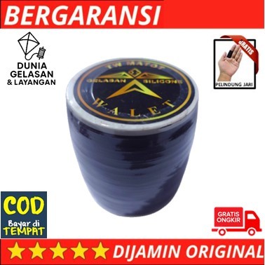 Dunia Gelasan Senar Layangan Matot TW Walet 2000 Yard 0.22 Benang Mati Bonus Pelindung Jari