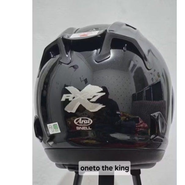 Arai Rx7x black glossy | helm full face arai hitam 2nd