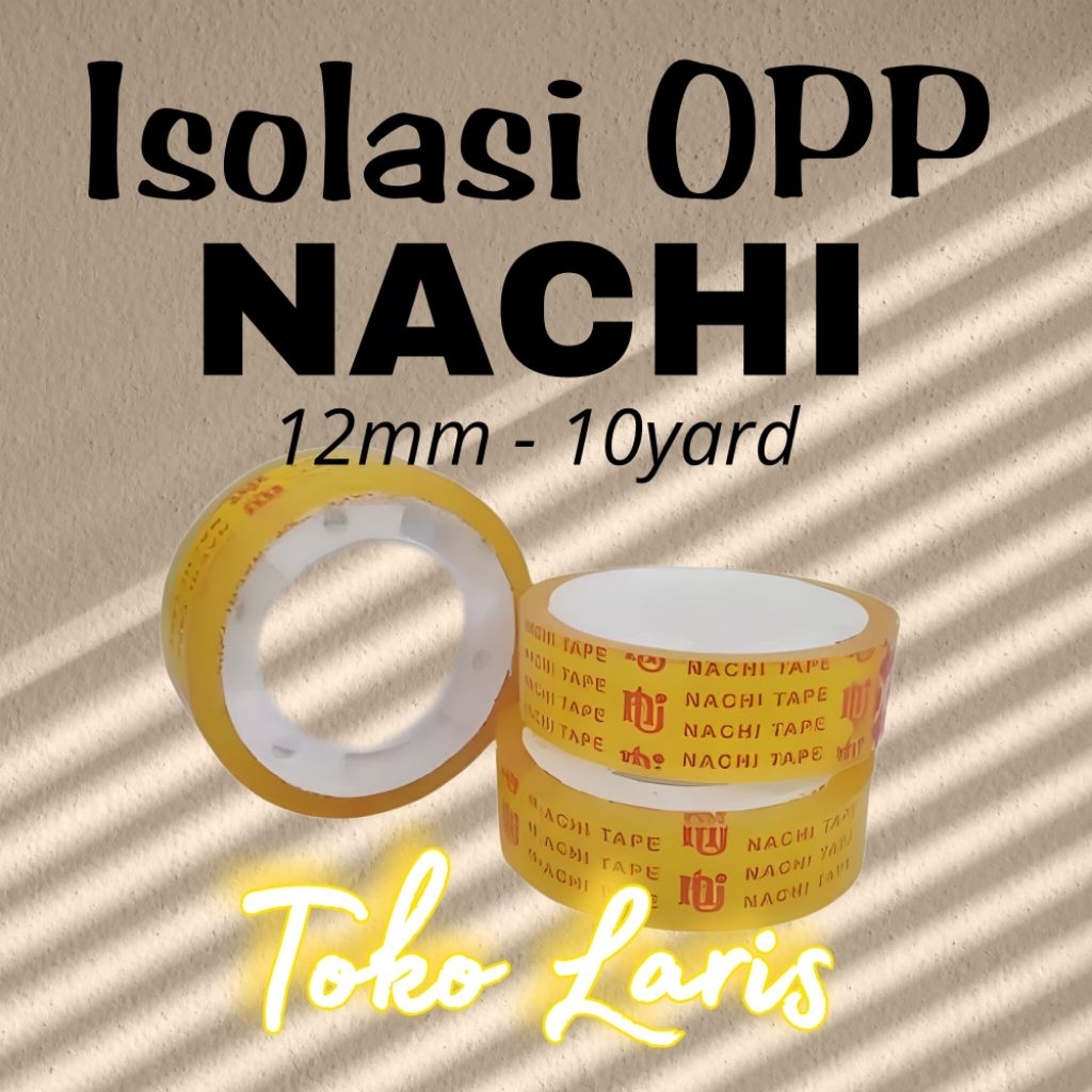 

NACHI tape isolasi kecil 1" 12 yard