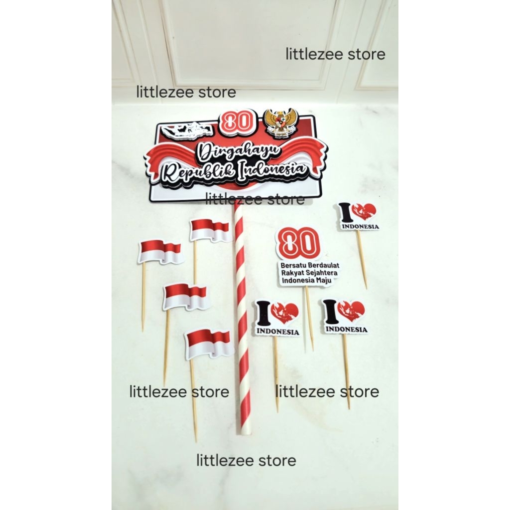 TOPPER TUMPENG / TOPPER TUMPENG 17 AGUSTUS / HIASAN TUMPENG AGUSTUSAN / HIASAN TUMPENG 17 AGUSTUS / 