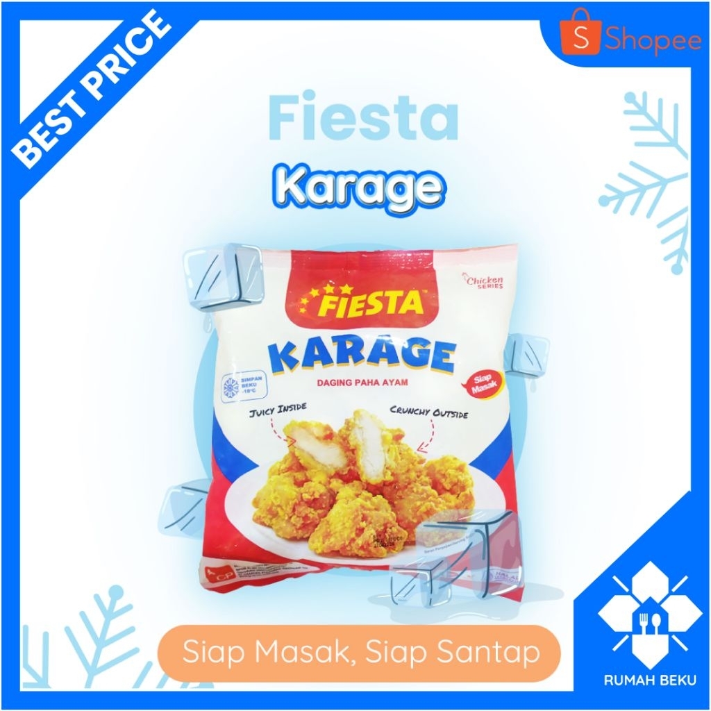 

Chicken Karage Siap Goreng - Renyah & Gurih - 400gr | Rumah Beku