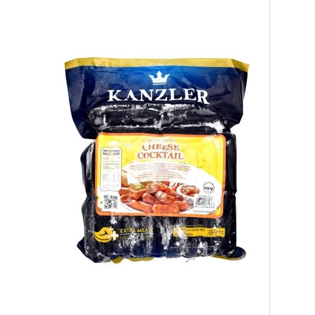 

Sosis Premium Beef Cheese Cocktail / Sosis Daging Keju Premium Kanzler