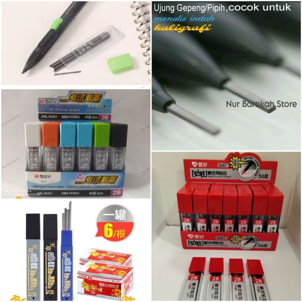 

Refill / Isi Pensil Khot atau Kaligrafi Mekanik 1,88 - 1,90 mm