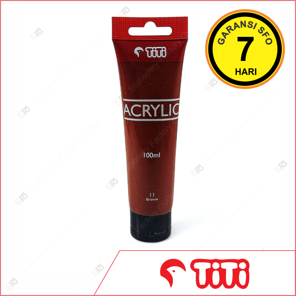 

Cat Acrylic Titi 100ml Satuan 11 - Brown - SFO Semarang Official