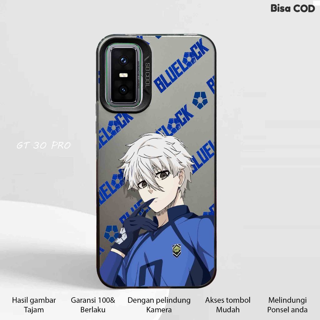 CASE IMD HOLOGRAM INFINIX GT 30 PRO Terbaru - Motif Karakter BLUE LOCK TQY Matte Hard Casing Hp - Co