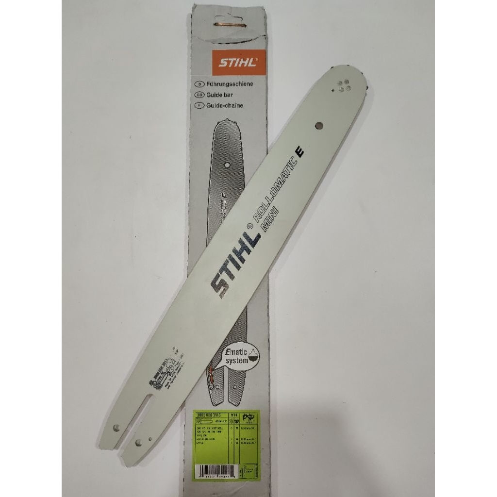 GUIDE BAR CHAINSAW / SENSO MS-170/MS-180 BAR 16 INCH MESIN SENSO STIHL ORIGINAL