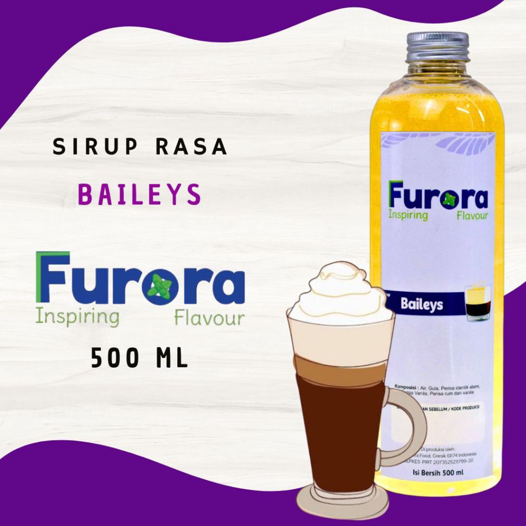 

Sirup Baileys 500 ml - Furora Syrup l Sirup Cafe