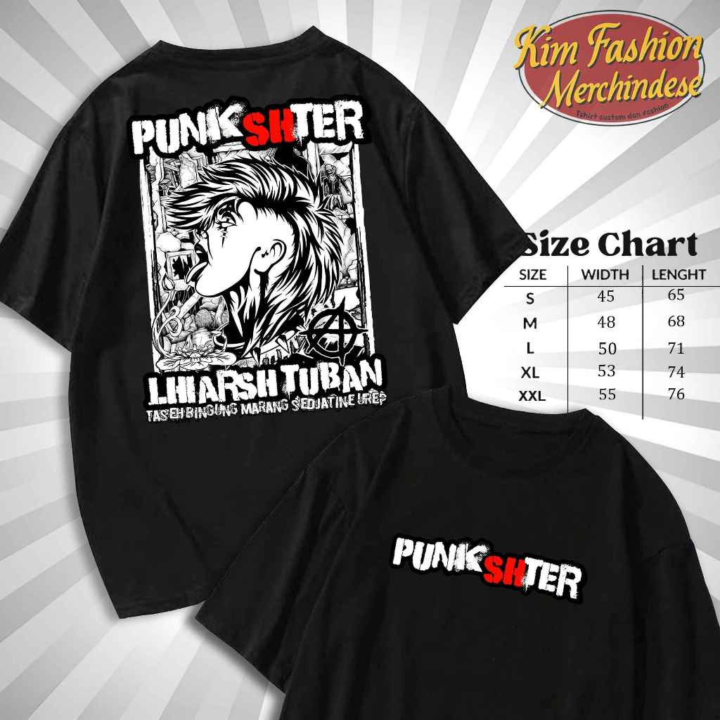 KIMFASHION988 - Kaos PUNKSHTER LIAR SH TUBAN - KAOS PENCAK SILAT - COCOK UNTUK PANITIA PRIA DAN WANI