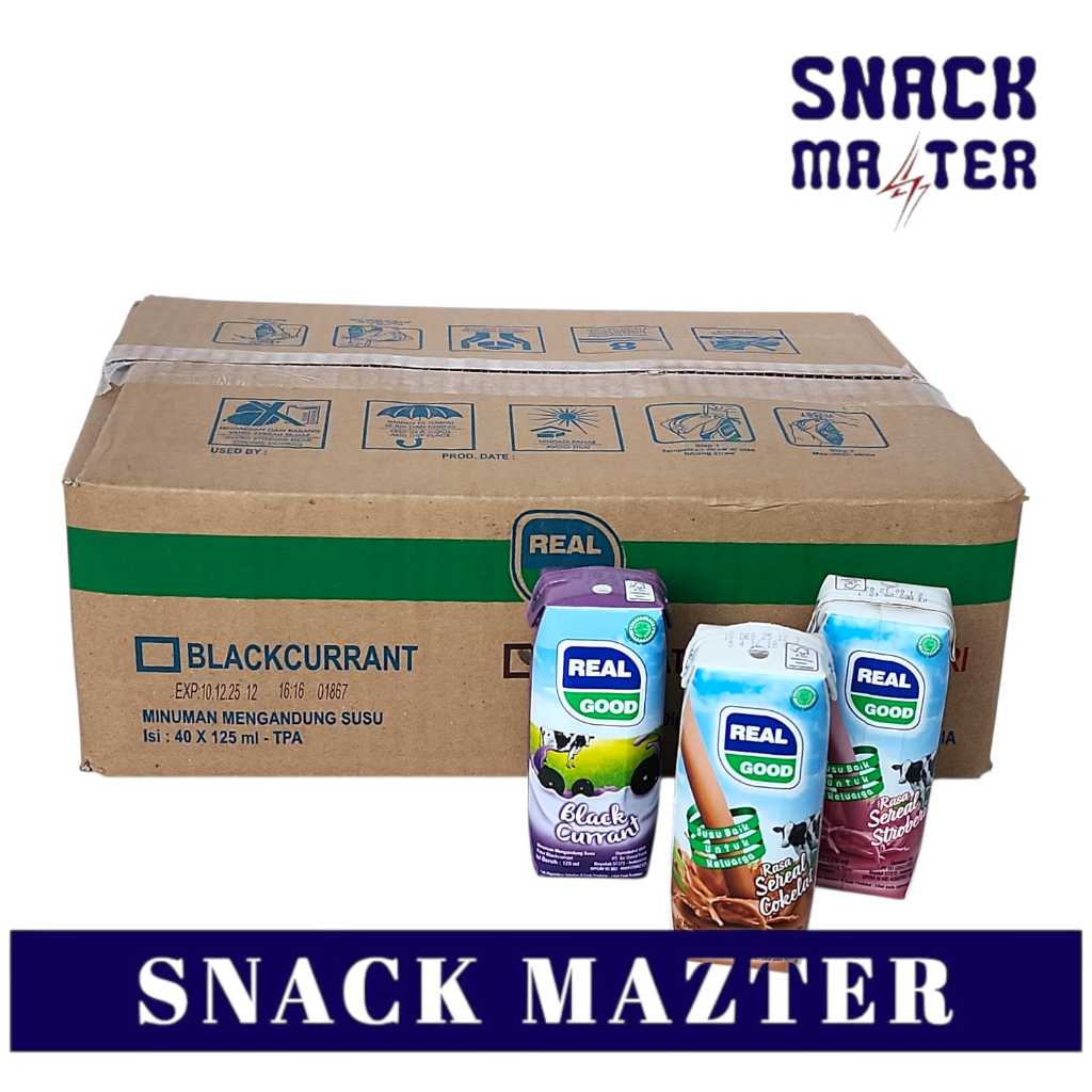 

Susu UHT Real Good Kotak KARTON - Netto 125 ml x 40pcs