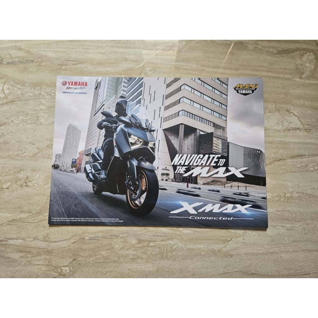 brosur katalog yamaha xmax connected 2022 leaflet