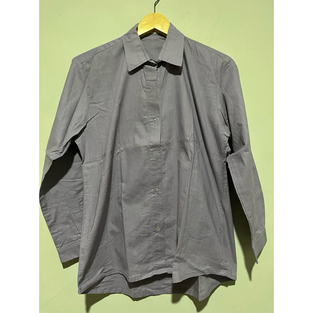kemeja wanita warna lilac