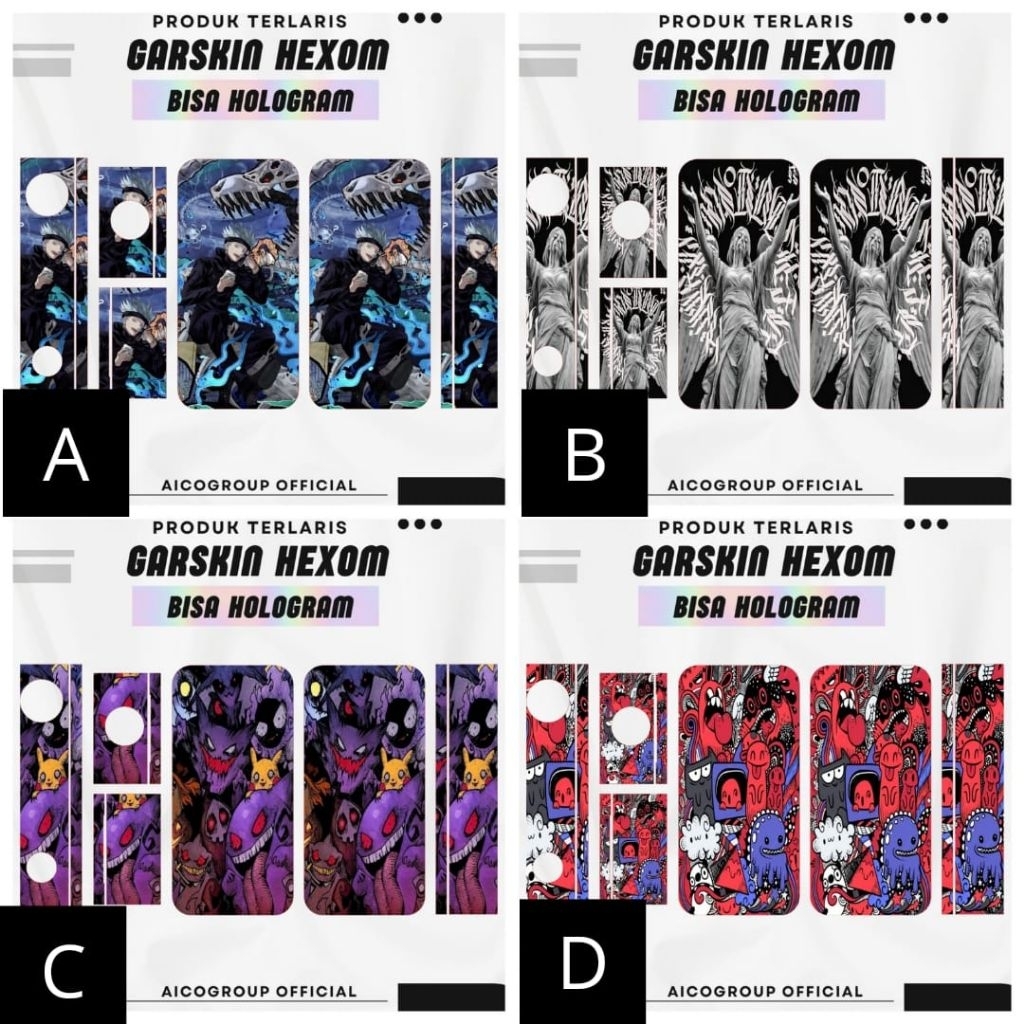 

Pelindung Body Heksos Motif Bisa Custom
