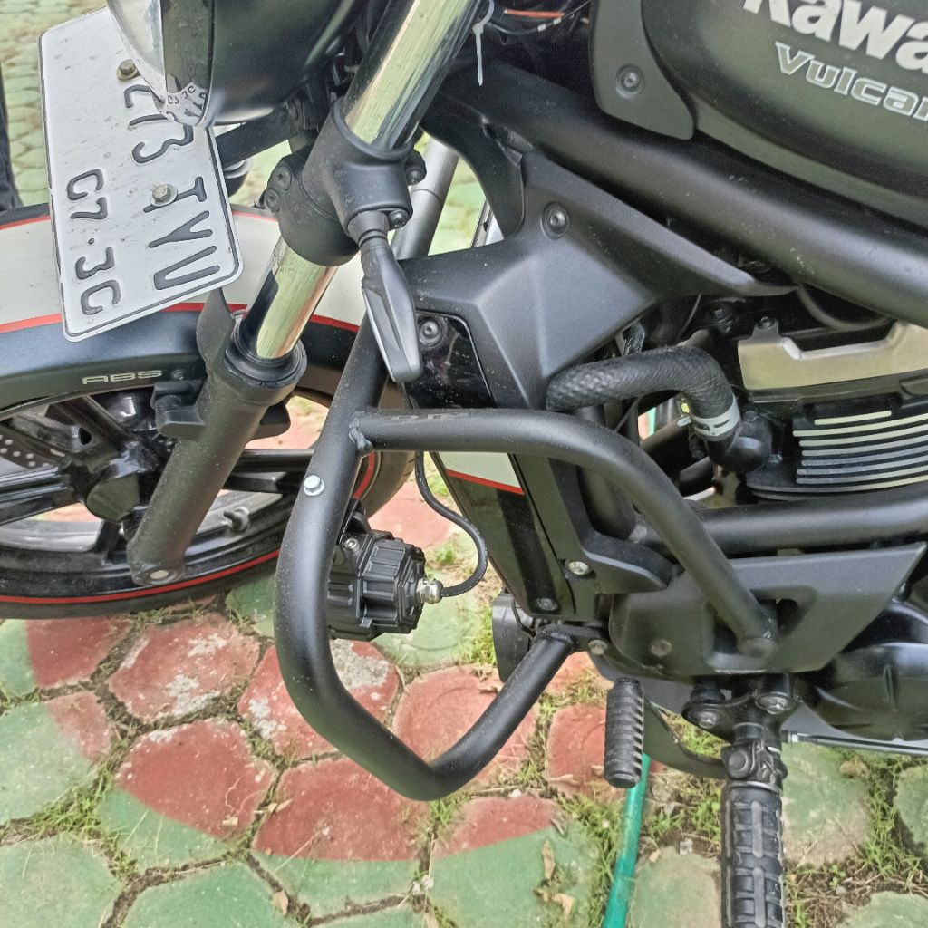 kawasaki vulcan 650 engine guard crasbar vulcan 650