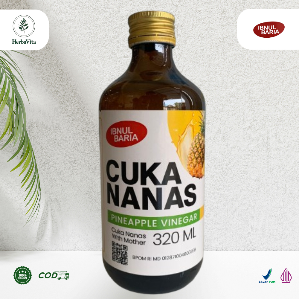 

Cuka Nanas Ibnul Baria 320ml | Redakan Asam Urat & Detoks Sel Tubuh