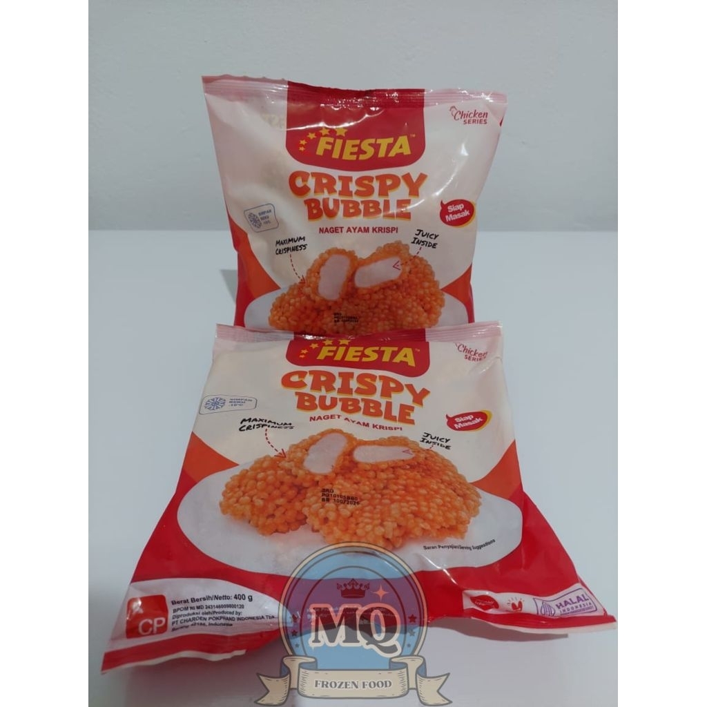 

Fiesta crispy bubble nugget 400gr