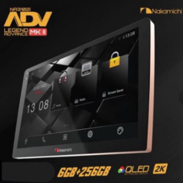 Headunit Nakamichi ADV MKII 6/256GB 9inch android tv mobil