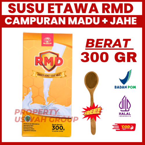 

Susu Kambing Etawa Madu Jahe RMD Penghangat Tubuh & Pereda Masuk Angin Herbal Alami