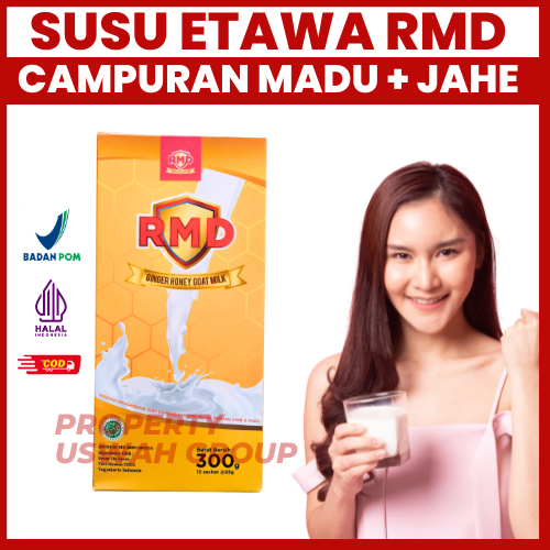 

Susu Kambing Etawa Madu Jahe RMD Penghangat Tubuh & Pereda Masuk Angin Herbal Alami