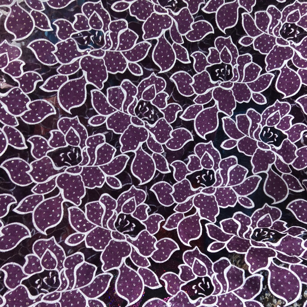 kain tile brukat motif bunga - kain brukat motif premium kt