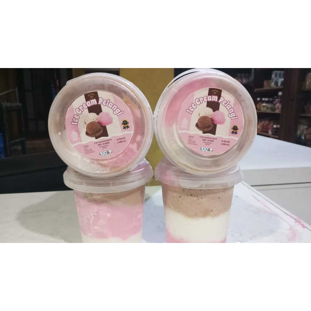 

ice cream pelangi 1000ml exp 09-2026