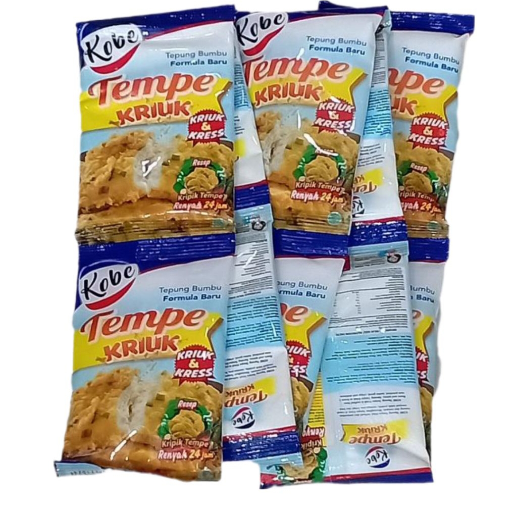 

Kobe Tepung Bumbu Tempe Kriuk (1 renceng/10 sachet)