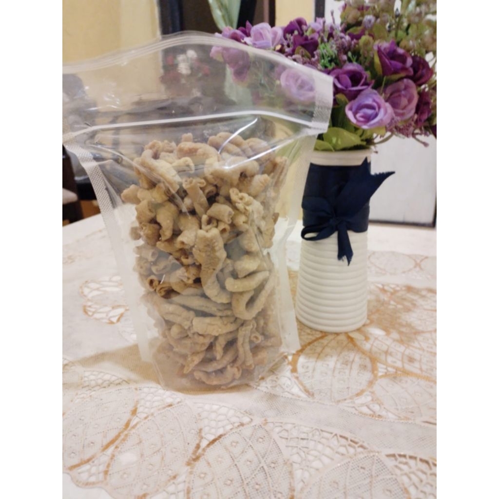 

[VARASHA SNACK] Kripsus - Keripik Usus Ayam Renyah & Gurih | 250gr / 500gr / 1kg / 2kg Camilan Renyah Legendaris, Bikin Nagih di Setiap Gigitannya!