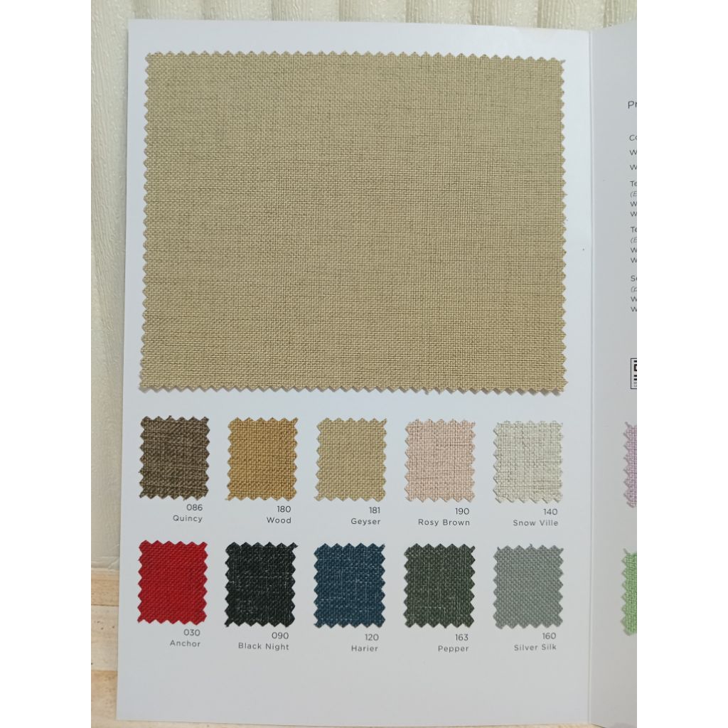 KAIN ATEJA/LORENZIA - Bahan Sofa /Kursi /Tas/Sarung Bantal /Kursi Kantor