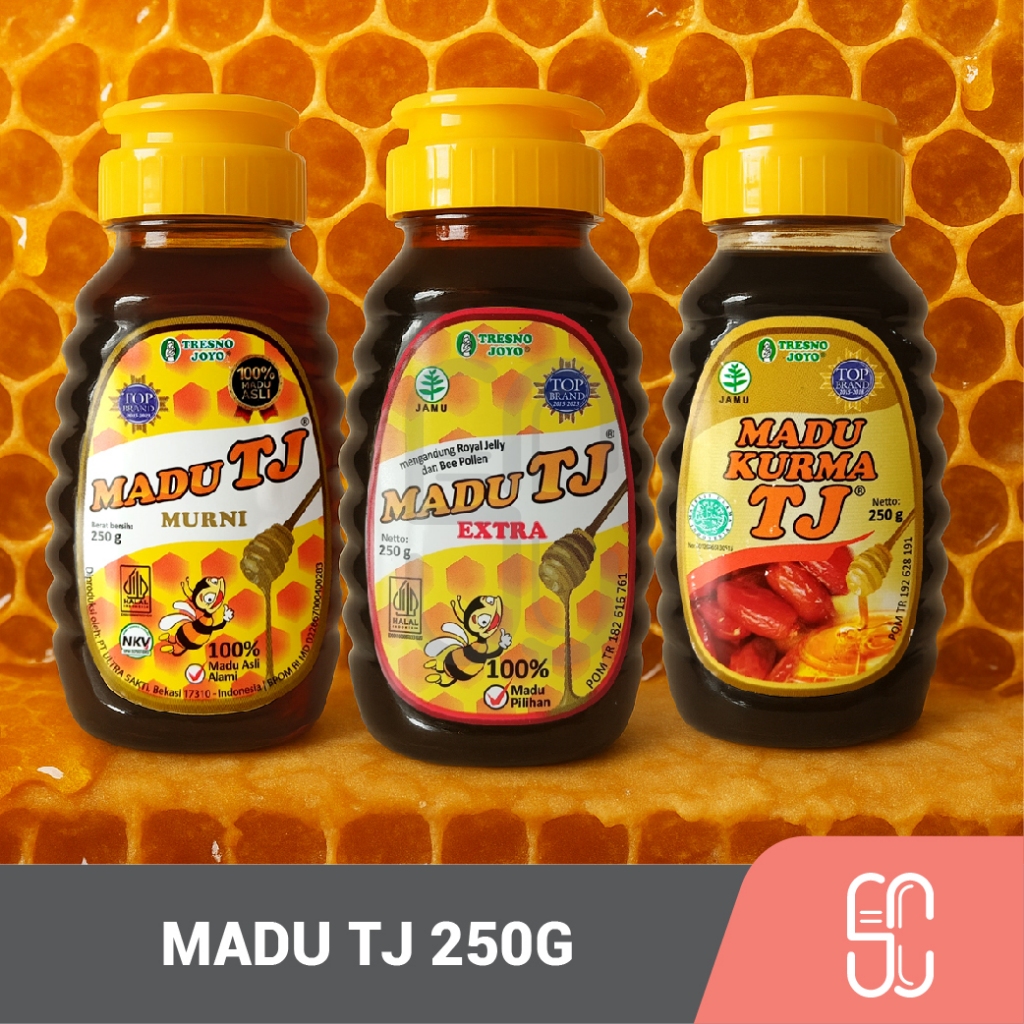 

Madu TJ Murni - Extra - Kurma TJ Madu Asli Alami Royal Jelly Bee Pollen