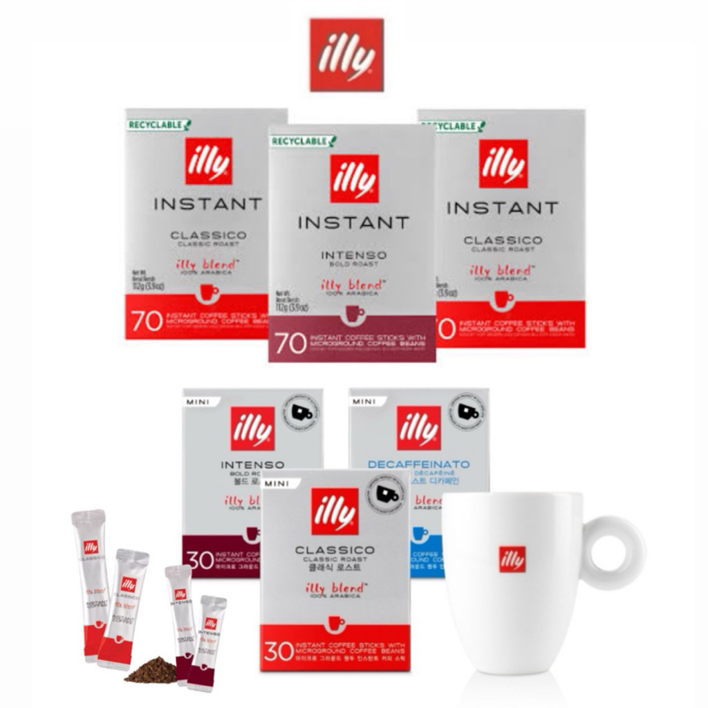 

ILLY Instant Coffee Sticks Kopi Instan Arabica Original