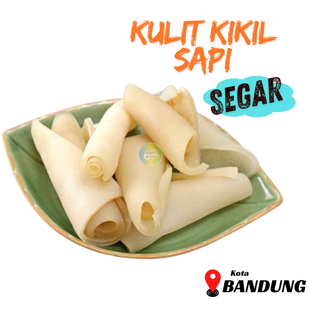Kulit Kikil Sapi Potong Kotak Segar Bandung