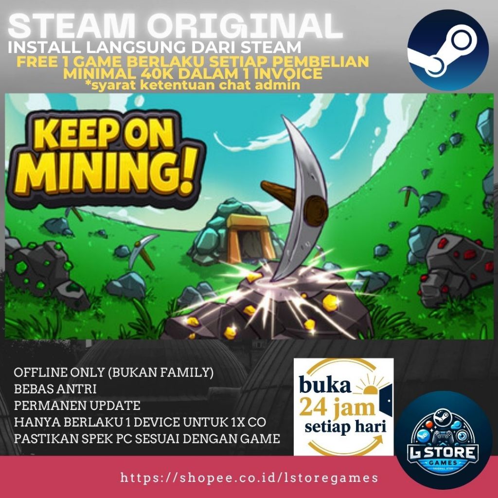 Keep on Mining Game PC Original Offline